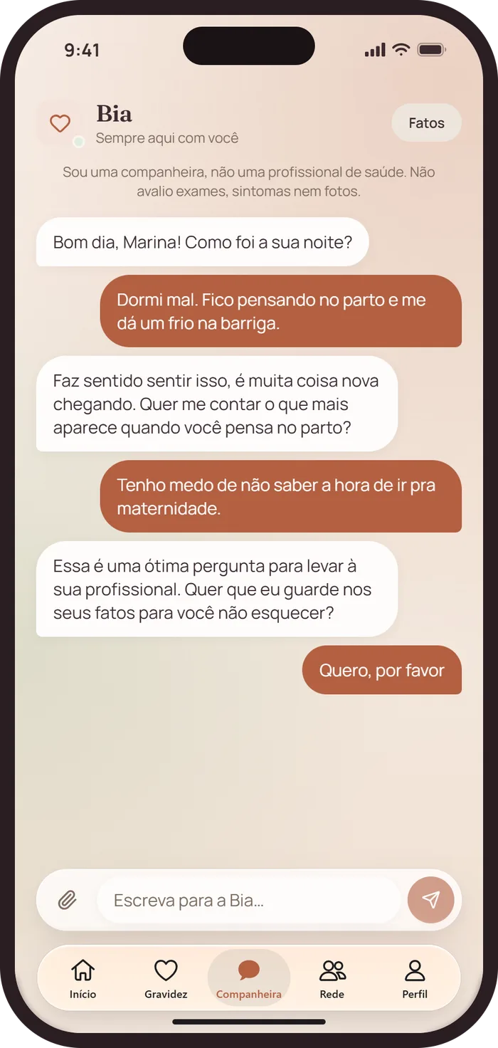 Conversa com a Bia